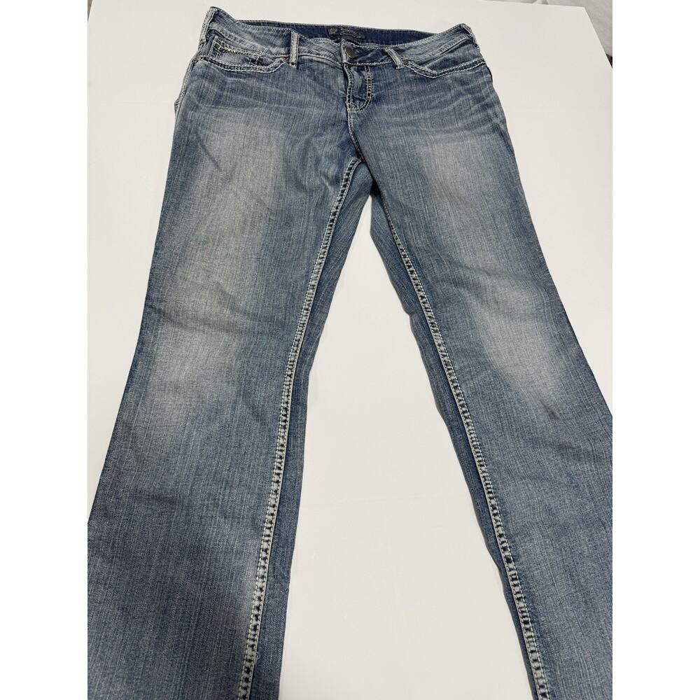 Silver Jeans Women's Straight Leg Jeans - Light Blue